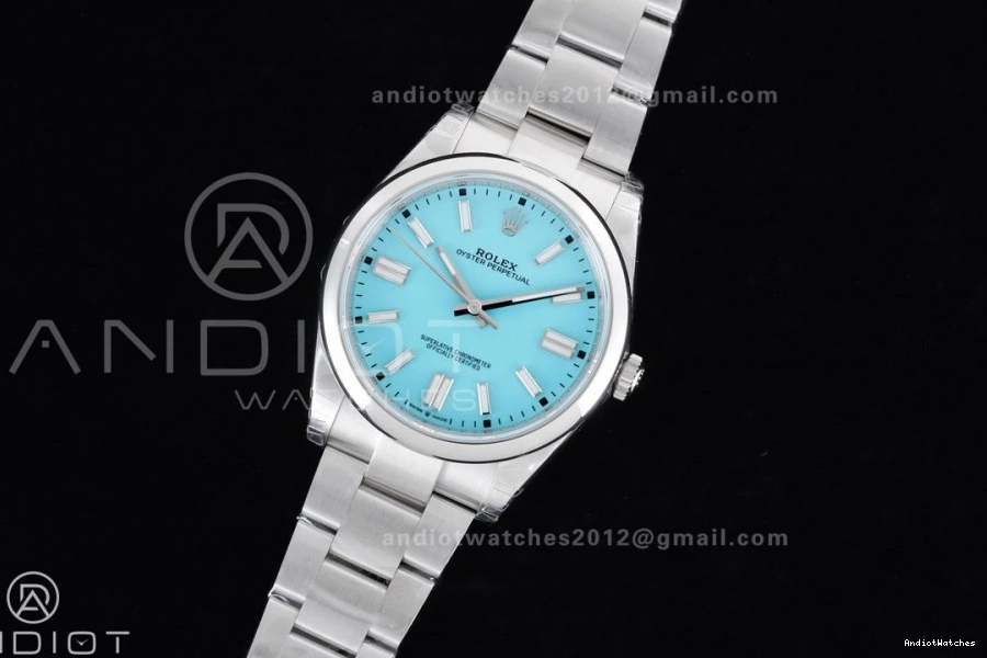 Supportive 1:1 124300 DD3230 V Tiffany Steel Dial Perpetual 41mm VSF 904L Oyster 947 Edition Best Blue 0523
